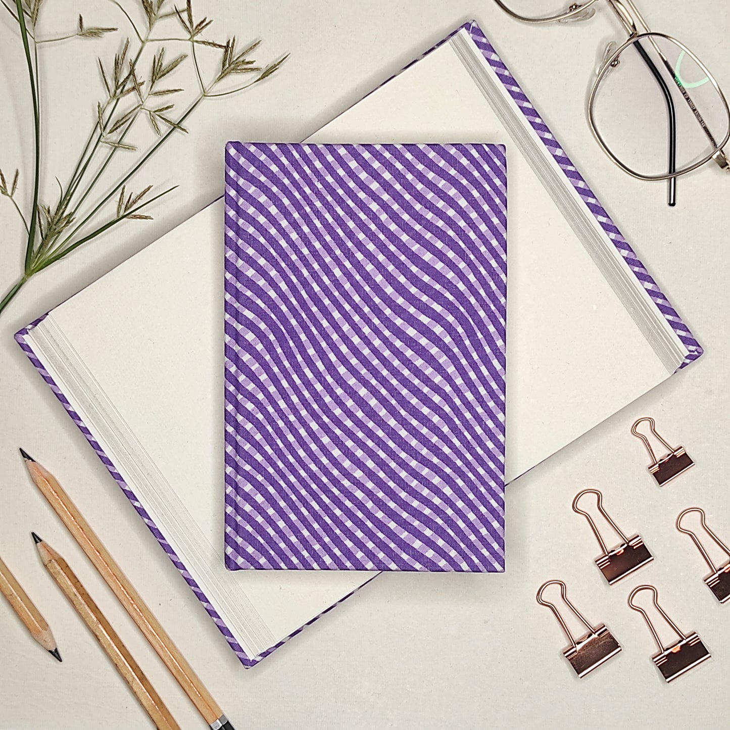 Set of 2 - Sanganeri Floral and Lehriya Journals