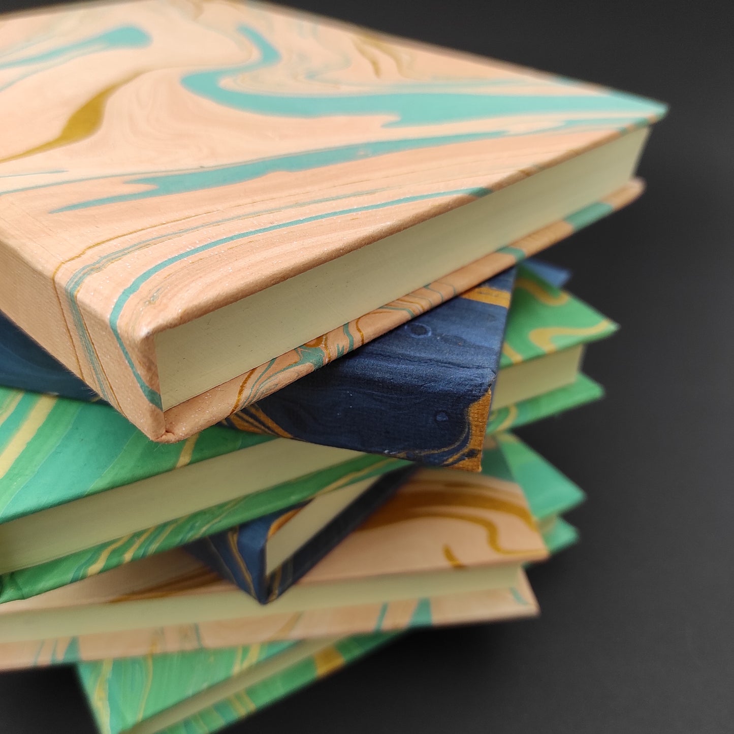 Set of 3 - Marbled Muse Journals