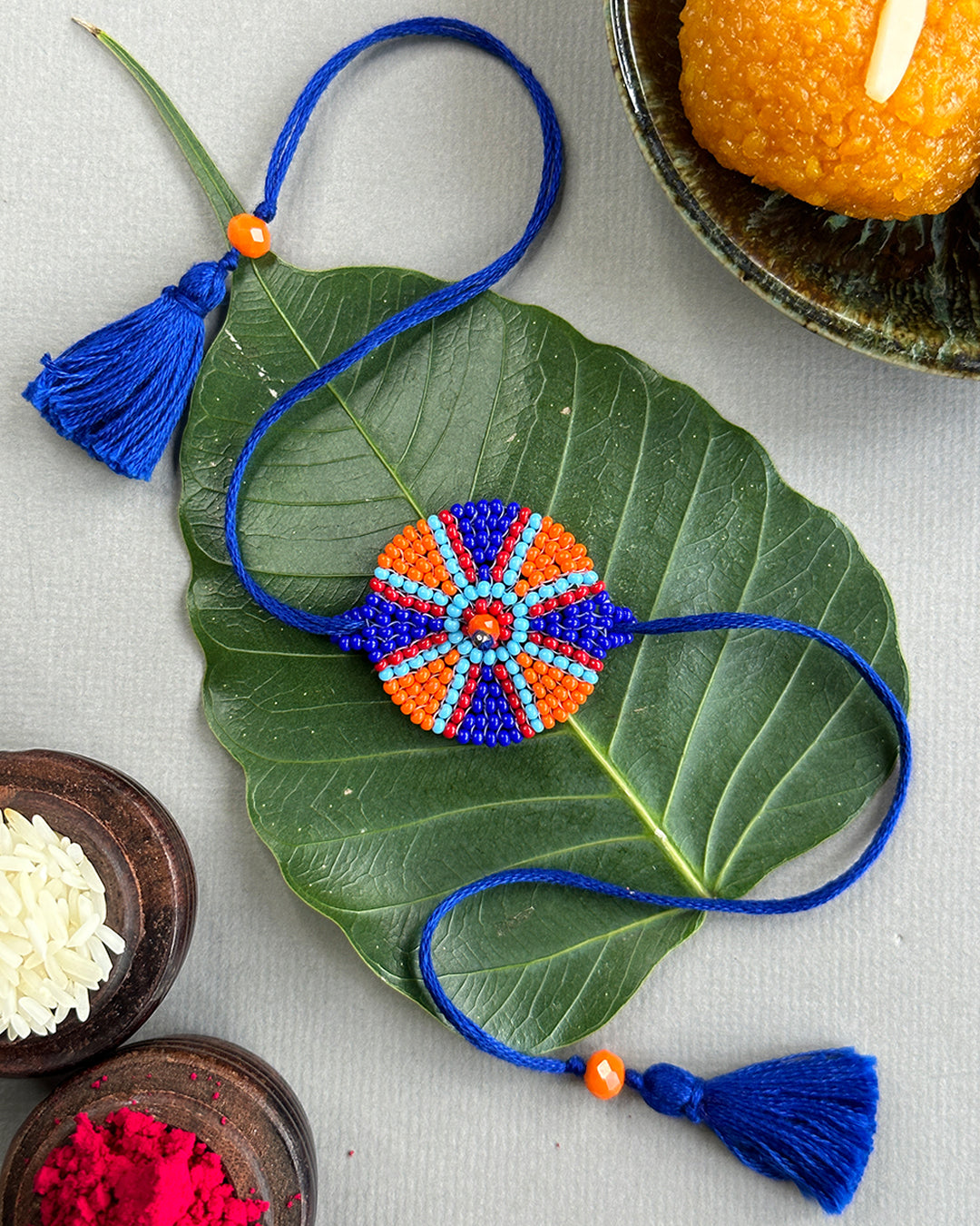 Blue Handmade Rakhi