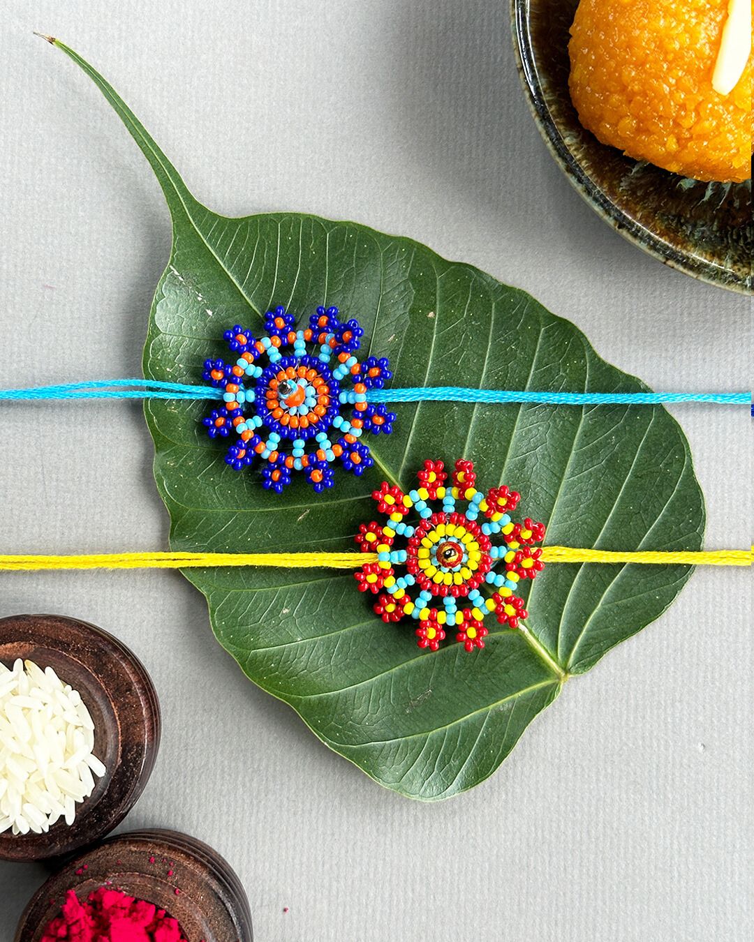 Handmade Rakhi Combo 3 - Set of 2