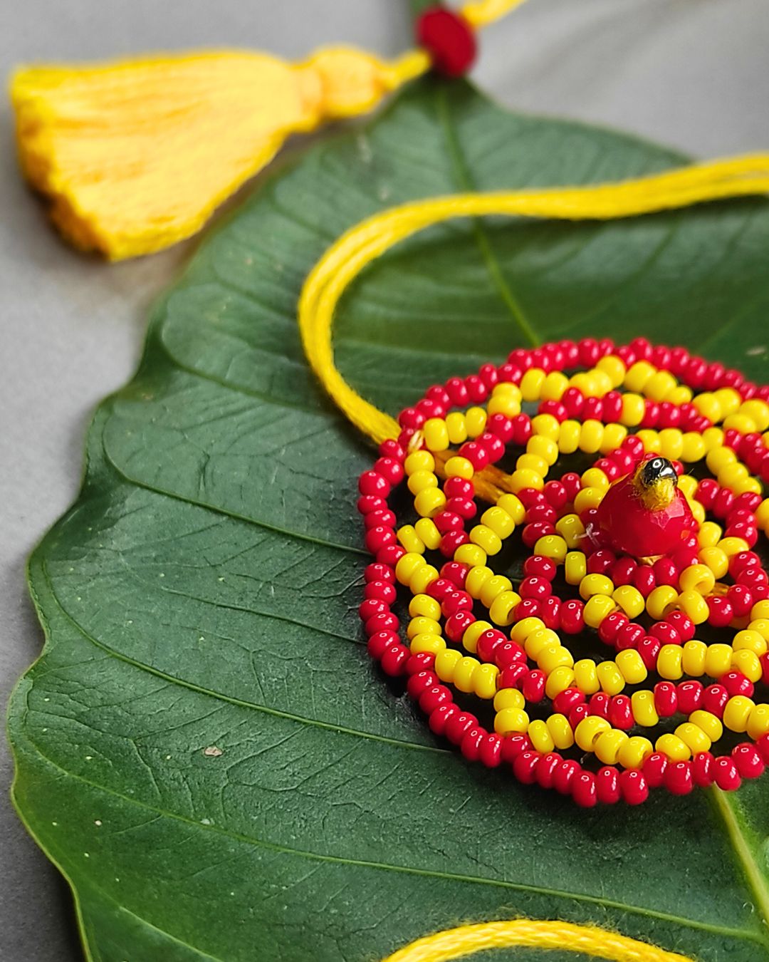 Red Handmade Rakhi