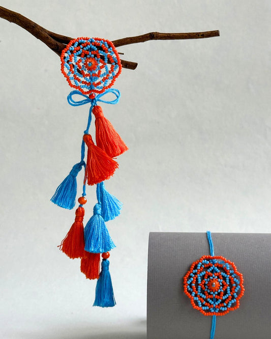 Handmade Rakhi and Lumba Set