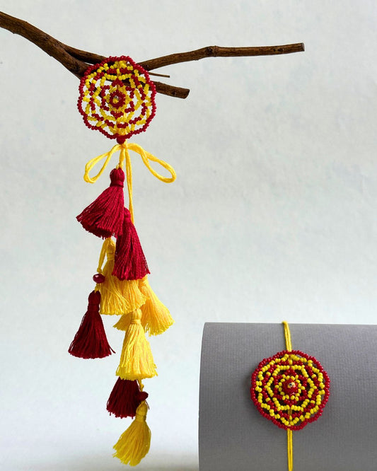 Handmade Rakhi and Lumba Set