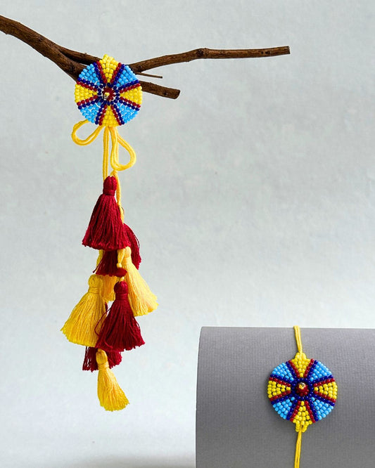 Handmade Rakhi and Lumba Set
